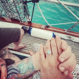 a person sitting on a boat