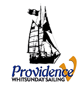 Sailing ship logo with 'Providence Whitsunday Sailing' text.